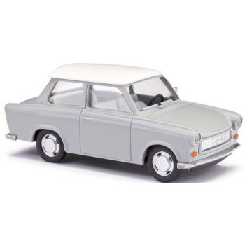Trabant P601 Limousine, silbergrau mit weißem Dach 