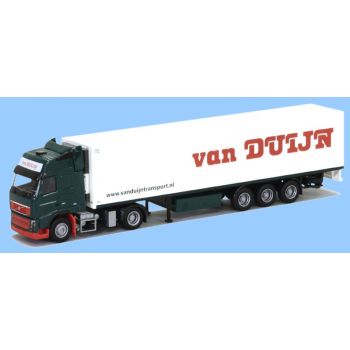 Volvo 08 XL/Aerop., Kühlkoffersattelzug, Van Duijn