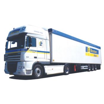 DAF XF 105 SSC/Aerop. - Schubbodensattelzug, Bosman