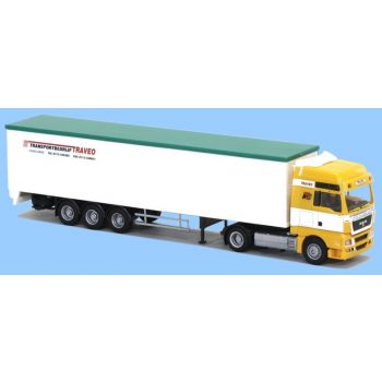 MAN TGX XXL/Aerop., Schubboden-Sattelzug, Traveo