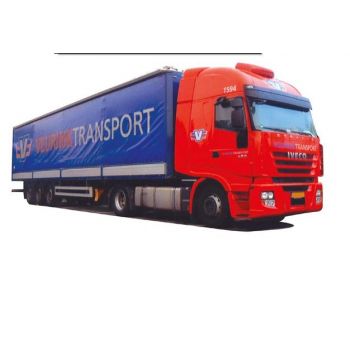 Iveco Stralis II/Aerop., Pritschen-/Planensattelzug, Veurink, NL