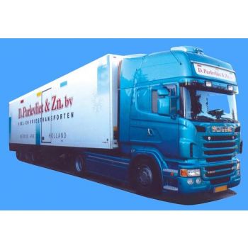 Scania '09 Topl./Aerop., Kühlkoffersattelzug, Parlevliet, NL