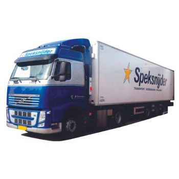 Volvo '08 Glob./Aerop., Kühlkoffersattelzug, Speksnijder