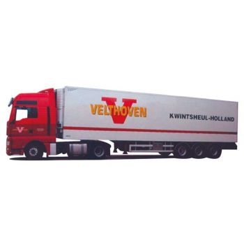 MAN TGX XXL/Aerop., Kühlkoffersattelzug, Velthoven