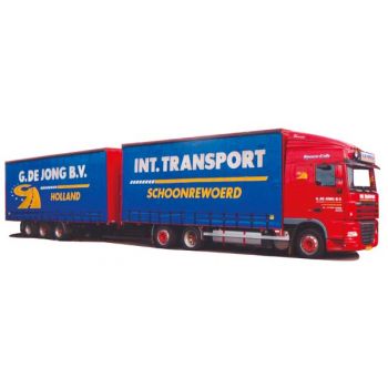 DAF XF 105 SC, Tridem-Hängerzug, G. de Jong