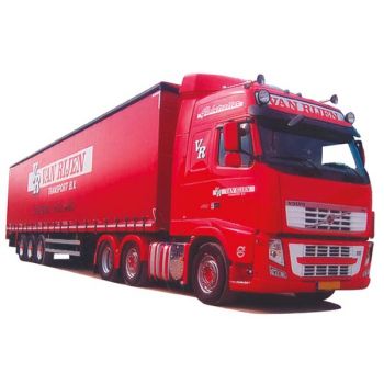 Volvo '08 Glob./Aerop., Gardinen-Koffersattelzug, Van Rijen