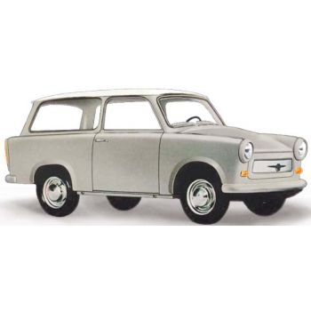Trabant P601 Universal Kombi, grau mit weißem Dach, Baujahr 1966