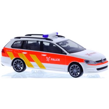 VW Golf 7 Variant, Falck Deutschland Rettungsdienst Hamburg
