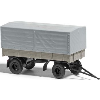 IFA HL 80 Pritsche/Plane, Anhänger, grau, Baujahr 1967