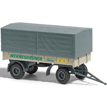 IFA HL 80 Pritsche/Plane, Anhänger, Wernesgrüner, Baujahr 1967