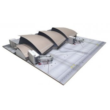 Los Angeles - Tom Bradley International Terminal - Great Hall, Kartonbausatz inklusive Bodenplatte, 40 x 40 cm