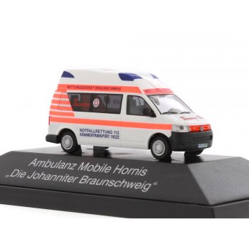 VW T5 Ambulanz Mobile Hornis Silver, Die Johanniter Braunschweig