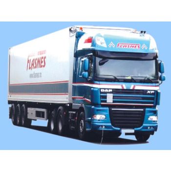 DAF XF 105 SSC/Aerop., Schubbodensattelzug, Flasnes