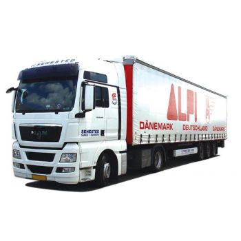 MAN TGX XXL/Aerop., Gardinenkoffersattelzug, ALPI
