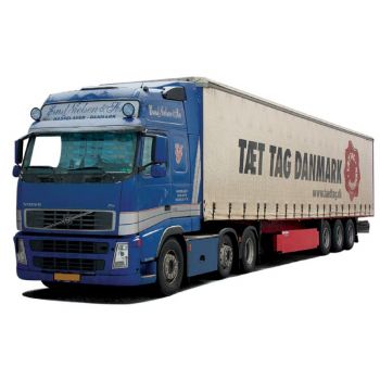 Volvo FH XL/Aerop., Gardinenkoffersattelzug, TAET TAG