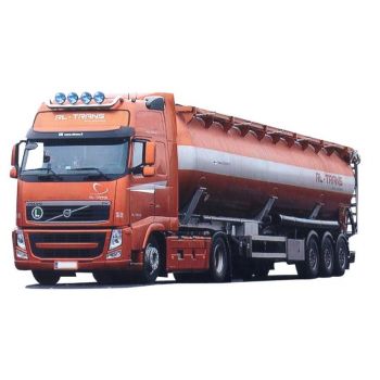 Volvo 08 XL/Aerop., Kippsilosattelzug, RL-Trans