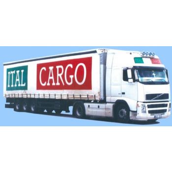 Volvo 08 XL/Aerop., Gardinenkoffersattelzug, ItalCargo