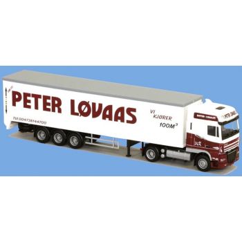 DAF XF 1ß5 SSC/Aerop., Schubboden-Sattelzug, Peter Lovaas