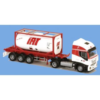 Iveco Stralis II/Aerop., 20'Tankcontainer-Sattelzug, IAT