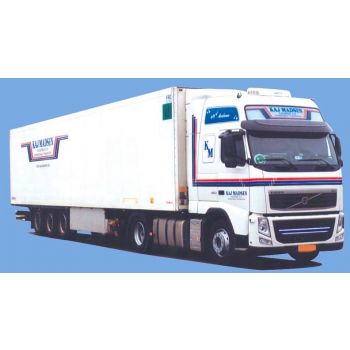 Volvo '08 XL/Aerop., Kühlkoffersattelzug, Kaj Madsen