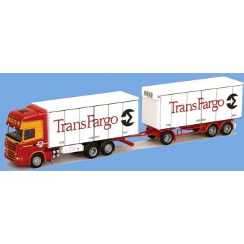 Scania '09 Topl., Kühlkofferhängerzug, Trans Fargo