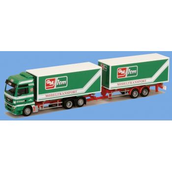 MAN TGX XXL, Wechselkoffer-Tandemhängerzug, GM / itm