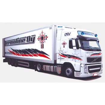 Volvo 09 XL/Aerop., Kühlkoffersattelzug, Termoline Oy