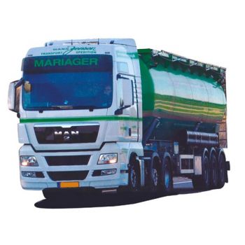 MAN TGX XXL/Aerop., Kippsilo-Sattelzug, Hans Jensen