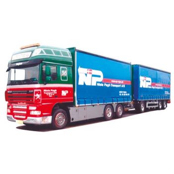 DAF XF 105 SSC, Gardinen-Kofferhängerzug, Niels Pagh
