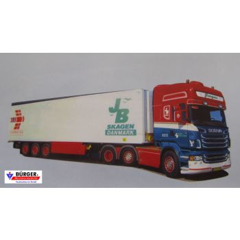Scania '09 Topl./Aerop., Kühlkoffer-Sattelzug, JB Bertelsen