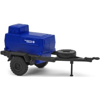 IFA HL 10.00 Anhänger mit Wassertank, THW - Technisches Hilfswerk, blau, Baujahr 1966