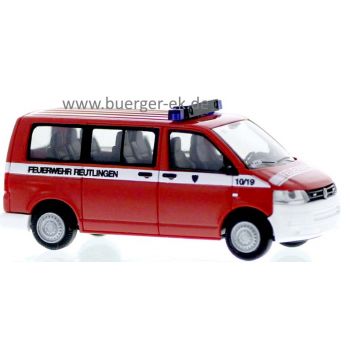 VW T5 '10, Feuerwehr Reutlingen