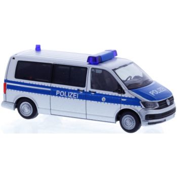 VW T6 Bus, Polizei Nordrhein-Westfalen, silber/blau