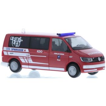 VW T6 Bus, Feuerwehr Pöllau -Österreich, mit Sparkassen-Werbung