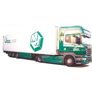 Scania '09 Topl./Aerop., Kühlkoffersattelzug, Maters