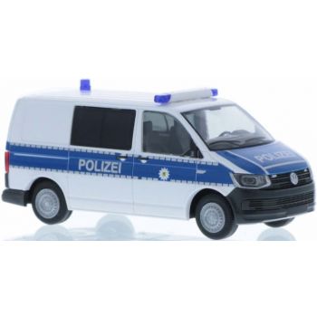 VW T6 Halbbus, Bundespolizei, weiß mit blauem Streifen