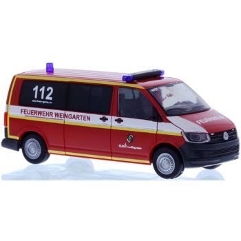 VW T6 Bus, Feuerwehr Weingarten, Baden-Württemberg