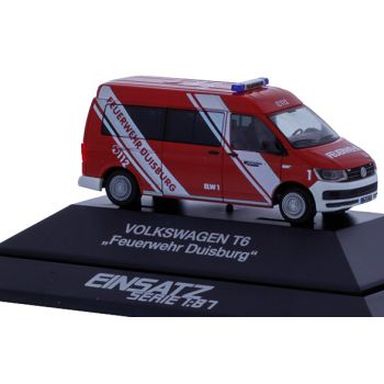 VW T6, Feuerwehr Duisburg ELW 1, Nordrhein-Westfalen, Einsatz-Serie