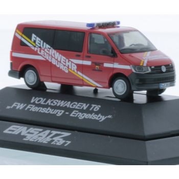 VW T6 Bus, Feuerwehr Flensburg - Engelsby, Schleswig-Holstein, Einsatzserie