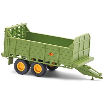 Fortschritt T 088, Tandem-Miststreuanhänger, grün, Baujahr 1971