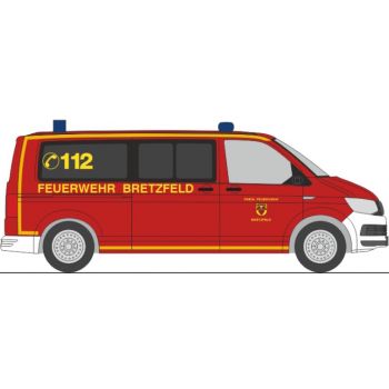 VW T6 Bus, Feuerwehr Bretzfeld, Hohelohekreis - Baden-Württemberg