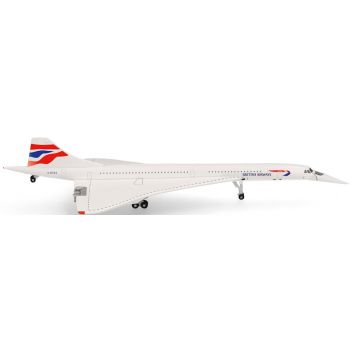 Concorde British Airways - Union Flag livery - nose down - G-BOAG