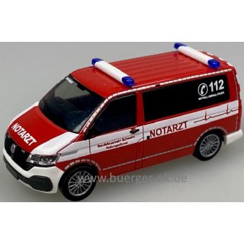 VW T6.1 Bus, Notartz Berufsfeuerwehr Schwerin, Mecklenburg-Vorpommern