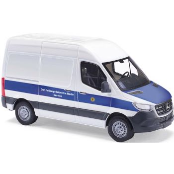 Mercedes-Benz Sprinter Kastenwagen kurz, Polizei Berlin Service, weiß/blau, Baujahr 2018