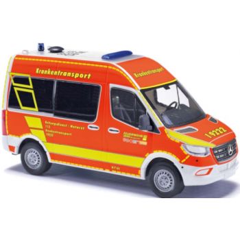 Mercedes-Benz Sprinter kurz Hochdach, Feuerwehr Krankentransport Wuppertal, Baujahr 2018