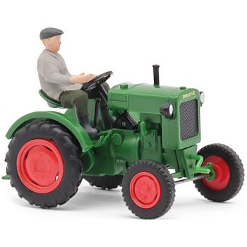 Deutz F1M 414 Traktor mit Bauer, Baujahr 1938