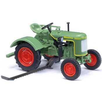 Fendt F 15 Dieselross Traktor mit Mähbalken, Baujahr 1951