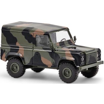 Land Rover Defender 90 Kasten, Camouflage Militär, Baujahr 1983