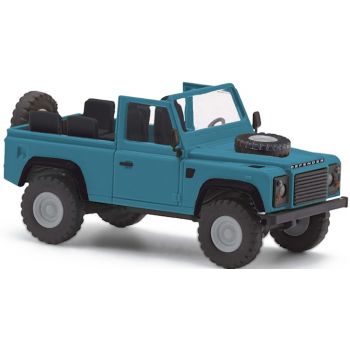 Land Rover Defender 90, offen, blau, Baujahr 1983