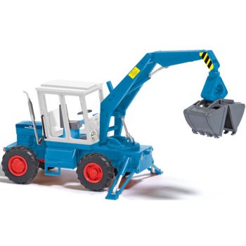 TIH 445 Schlepper mit Kran und Baggerschaufel, LPG Roter Oktober, Baujahr 1975